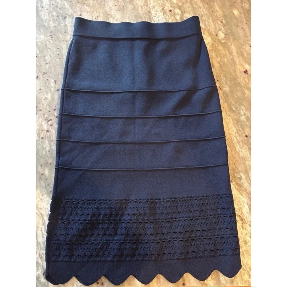 Ted Baker Navy Pencil Skirt